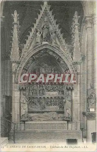 Cartes postales L'Abbaye de Saint Denis Tombeau du Roi Dagobert