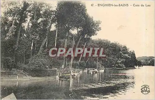 Cartes postales Enghien les Bains Coin du Lac