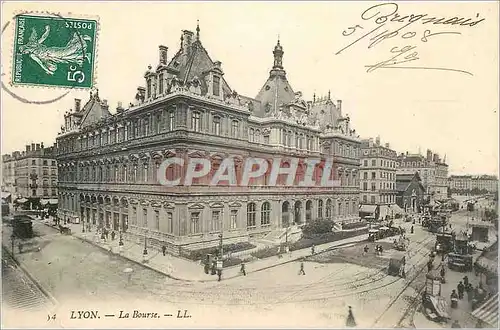 Cartes postales Lyon La Bourse