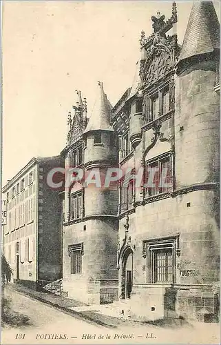 Cartes postales Poitiers Hotel de la Privoli