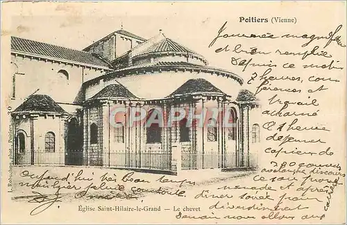 Cartes postales Eglise Saint Hilaire le Grand Carte 1900