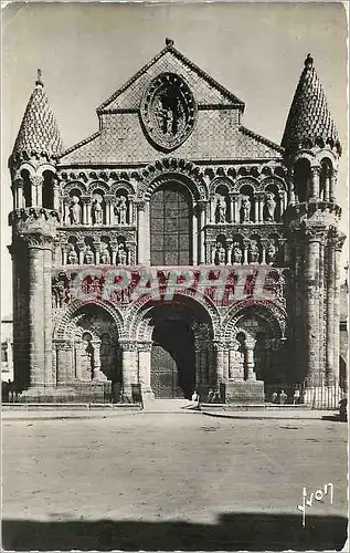 Cartes postales Poitiers Vienne Eglise ND la Grande Facade