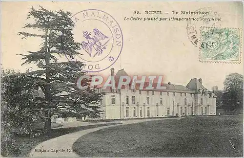 Cartes postales Rueil La Malmaison Le Cedre plante par l'Imperatrice Josephine