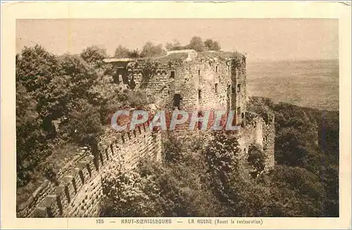 Cartes postales Haut Koenigsbourg La Ruine Avant la restouration