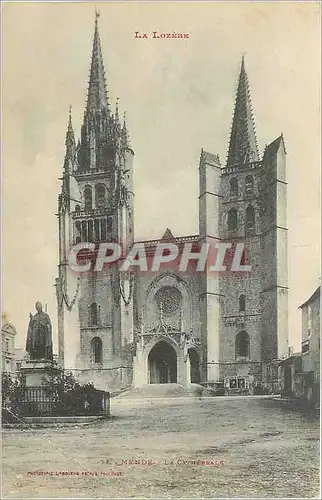 Cartes postales La Lozere Mende La Cathedrale