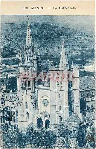 Cartes postales Mende La Cathedrale