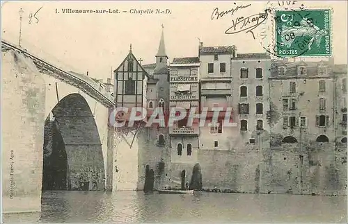 Cartes postales Villeneuve sur Lot Chapelle
