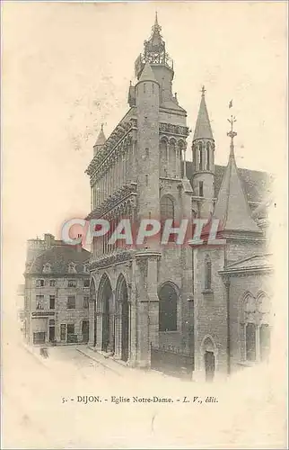 Cartes postales Dijon Eglise Notre Dame