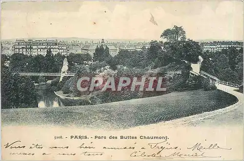 Cartes postales Paris Parc des Buttes Chaumont