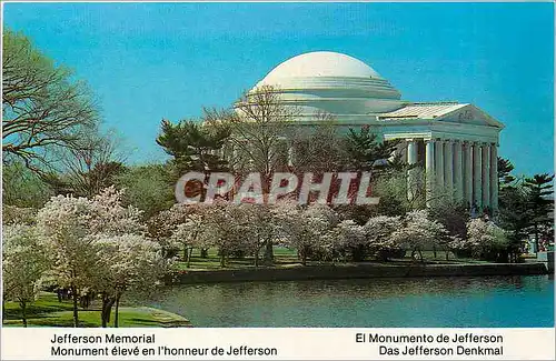Cartes postales Monument eleve en l'Honneur de Jefferson