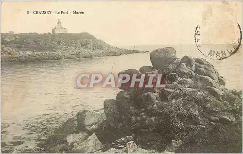 Cartes postales Chausey Le Port Maree