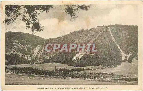 Cartes postales Montagnes a Carleton sur Mer