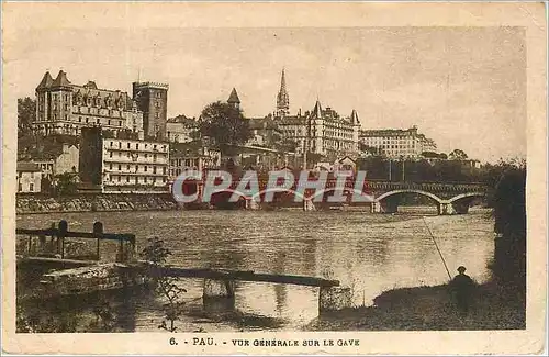 Cartes postales Pau vue generale sur la Gave