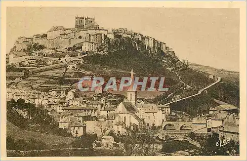 Ansichtskarte AK St Flour Cantal Le Faubourg du Pont La Haute Ville