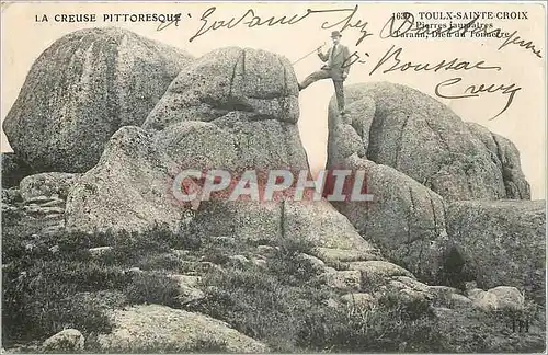 Cartes postales La Creuse Pittoresque Toulx Sainte Croix Pierres jaunatres