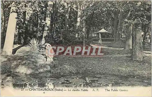 Cartes postales Chateauroux Indre Le Jardin Public