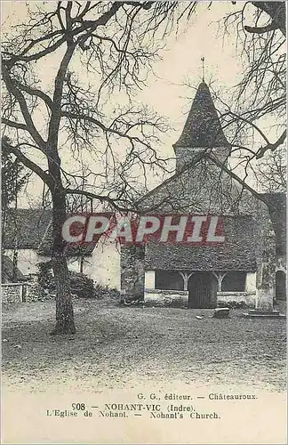 Cartes postales Chateauroux Nohant Vic Indre L'Eglise de Nohant