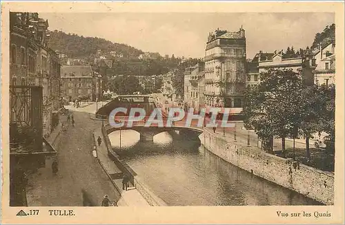 Cartes postales Tulle Vue sur les Quais