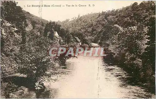 Cartes postales Le Bourg d'Hem Creuse Vue de la Creuse