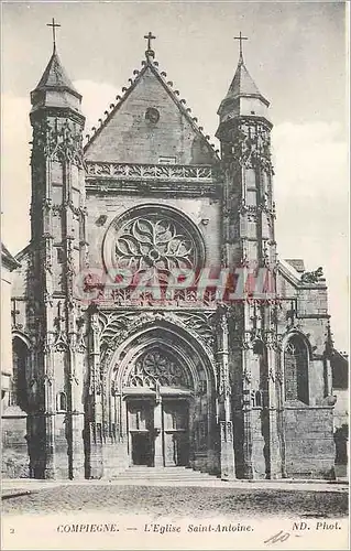 Ansichtskarte AK Compiegne L'Eglise saint Antoine