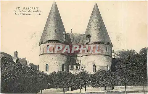 Ansichtskarte AK Beauvais Le Palais de Justice Les Tourelles