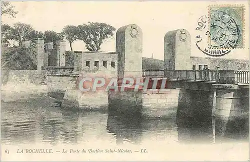 Ansichtskarte AK La Rochelle La Porte du Bastion Saint Nicolas