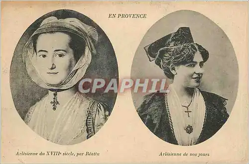 Cartes postales En Provence Arlesienne du XVIII par Reattu