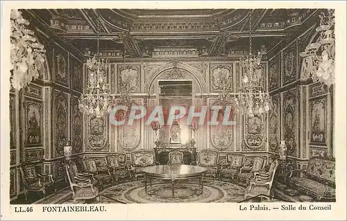 Cartes postales Fontainebleau Le Palais Salle du Conseil