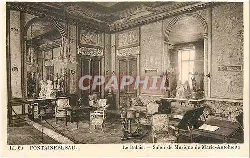 Cartes postales Fontainebleau Le Palais Saloin de Musique de Marie Antoinette