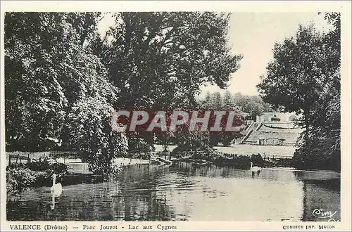 Cartes postales Valence Drome Parc Jouvet Lac aux Cygnes