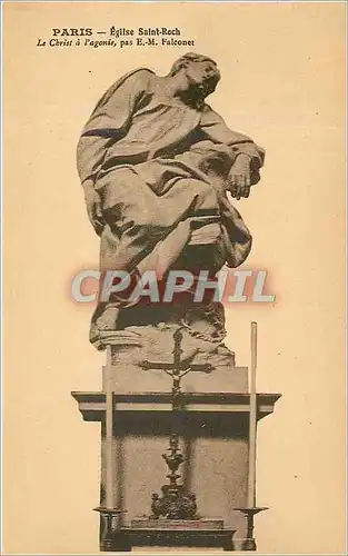 Cartes postales Paris Eglise Saint Roch Le Christ a l'anonie