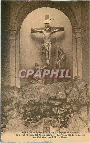 Ansichtskarte AK Paris Eglise Saint Roch Chapelle du Calvaire Le Christ en Croix