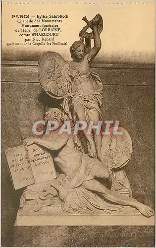 Ansichtskarte AK Paris Eglise Saint Roch Chapelle des Monument funeraire de Henri de Lorraine comte d'Harcourt pa