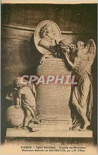 Ansichtskarte AK Paris Eglise Saint Roch Chapelle des Monuments Monument funeraire de Maupertuis