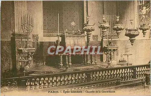 Cartes postales Paris Eglise Saint Roch Chapelle de la Communion