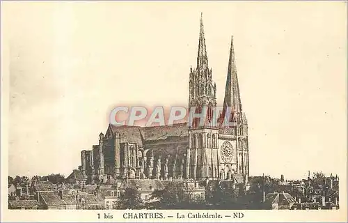 Cartes postales Chartres La Cathedrale