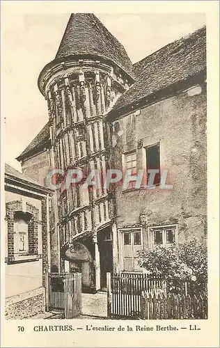 Cartes postales Chartres L'escalier de la Reine Berthe