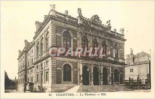 Cartes postales Chartres Le Theatre