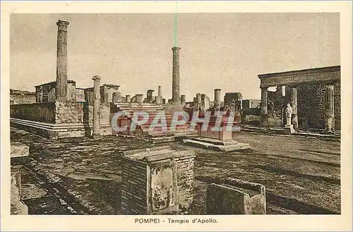 Cartes postales Pompei Tempio d'Apollo