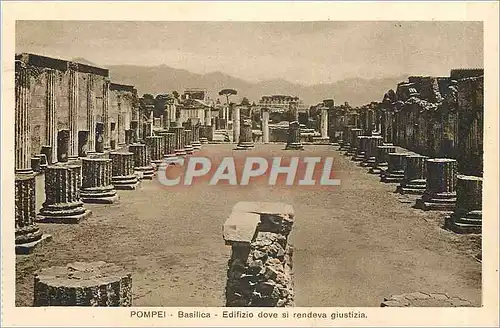 Cartes postales Pompei Basilica Edifizio dove si rendeva giustizia
