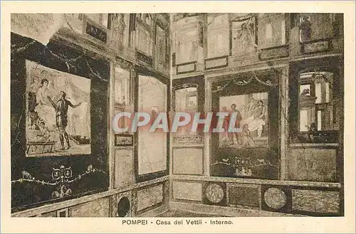 Cartes postales Pompei Casa dei Vettii Interno