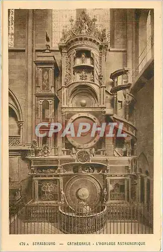 Cartes postales Strasbourg Cathedrale L'Horloge Astronomique