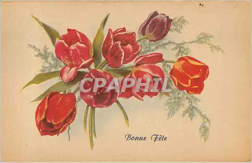 Cartes postales Bonne Fete Fleurs