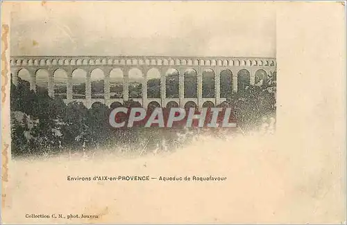 Cartes postales Environs d'Aix en Provence Aqueduc de Roquefavour