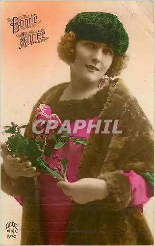Cartes postales Bonne Annee Femme