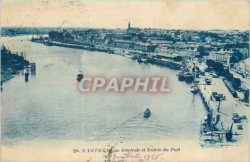 Cartes postales Nantes Vue generale et Entree du Port