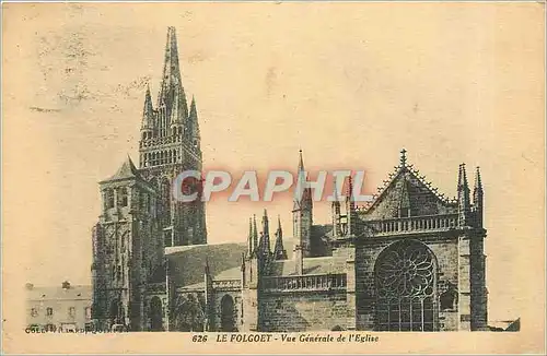 Cartes postales Le Folgoet Vue generale de l'Eglise