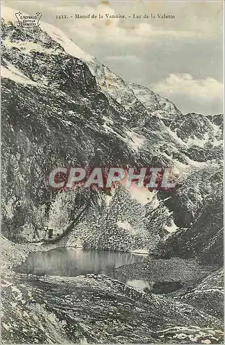 Cartes postales Massif de la Vanoise Lac de la Valette