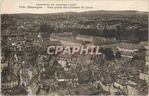 Cartes postales Besancon Vue prise du Clocher St Jean