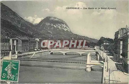 Cartes postales Grenoble Les Quais et le Saint Eynard